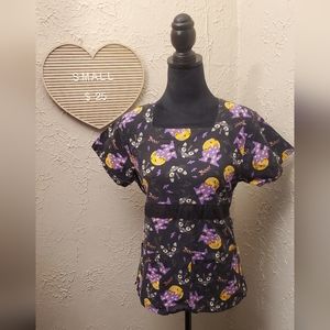 Trafford small Holiday scrub top